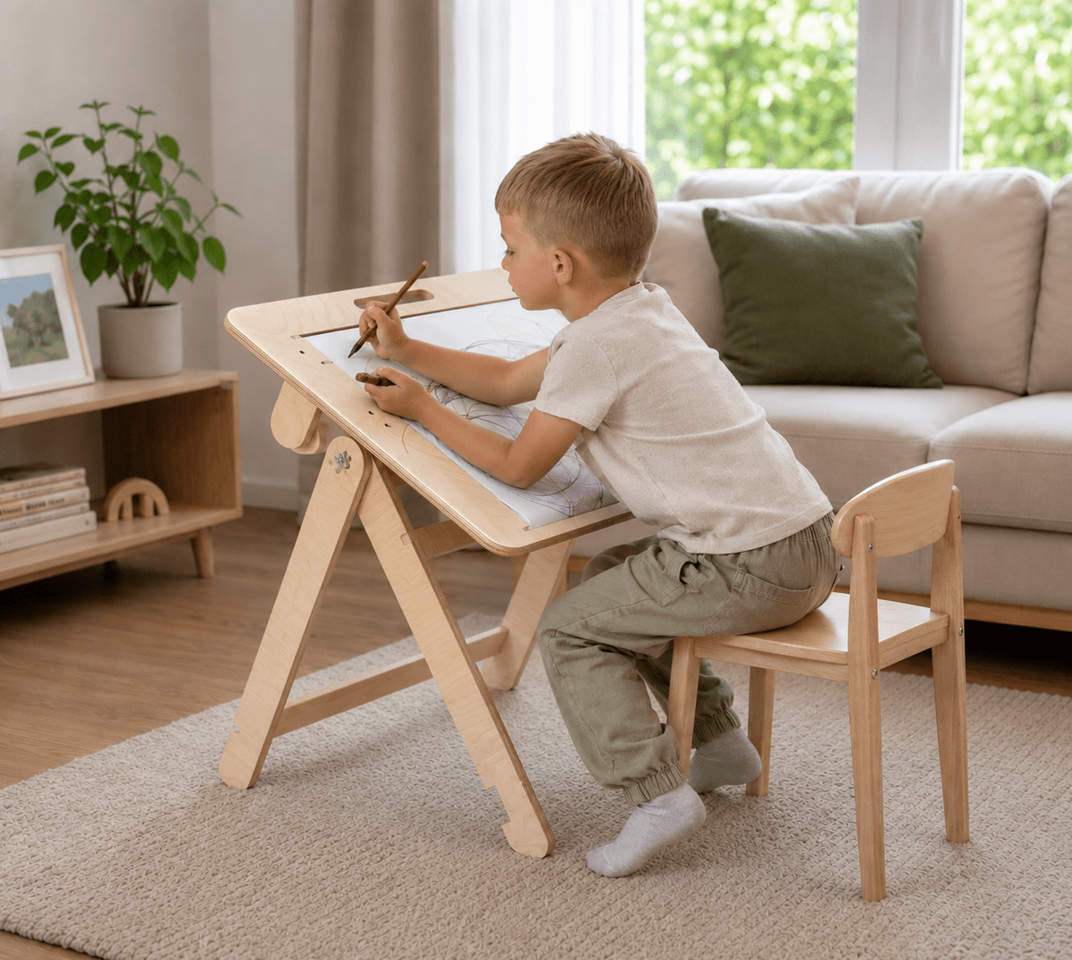 leg&go 2in1 Zeichentisch mit Papierrolle