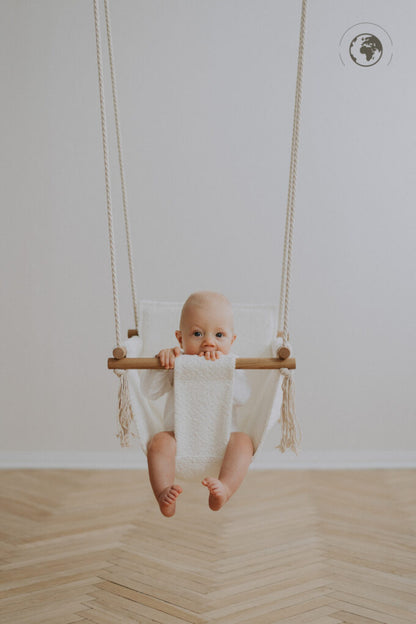 BaBi Baby Swing - Bouclé Snow White
