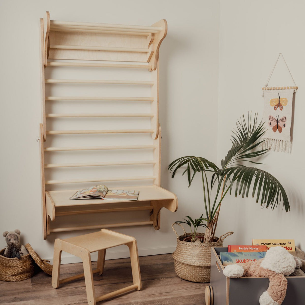 leg&go 3in1 Kletterwand & Kreativ-Bundle aus Holz
