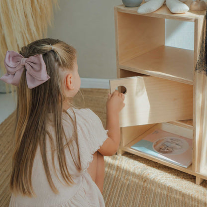 leg&go 2in1 Montessori-Kleiderschrank | Natur