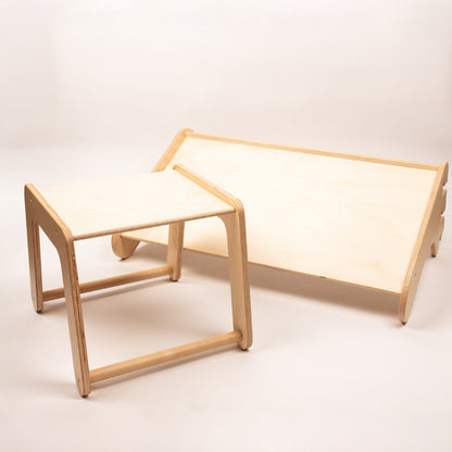 leg&go 3in1 Kletterwand & Kreativ-Bundle aus Holz