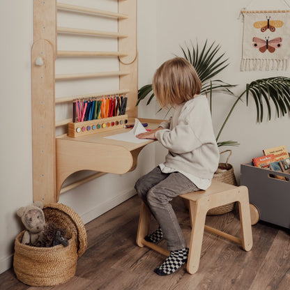 leg&go 3in1 Kletterwand & Kreativ-Bundle aus Holz