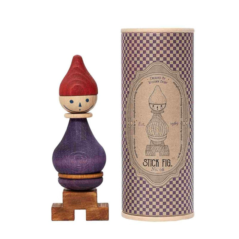 LALA Stick Figure Puzzle - Purple