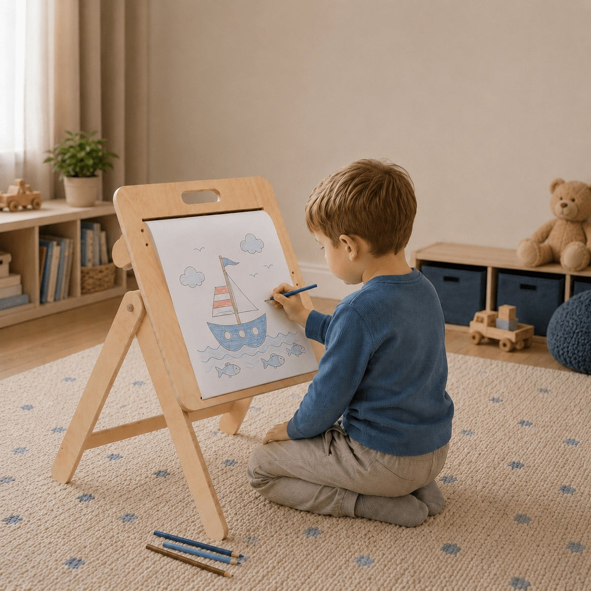 leg&go Drawing Board and Table 2in1 with Paper Roll, photo 2