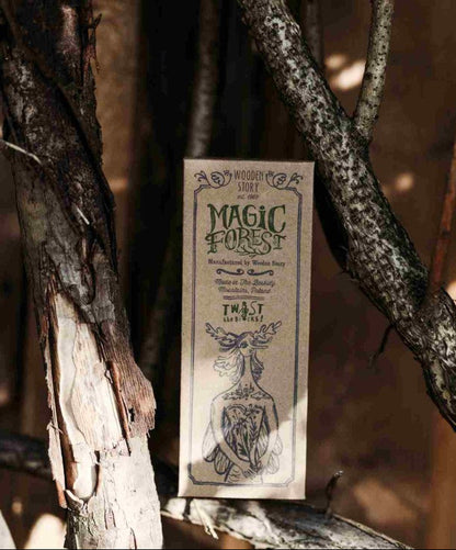 Magic Forest Wooden Spinning Puzzle - Natural