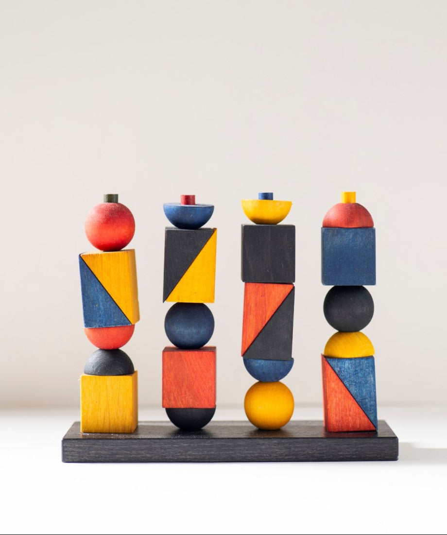 Montessori-inspired Modern Stacking Toy Modern X