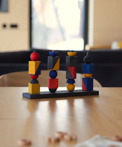 Montessori-inspired Modern Stacking Toy Modern X