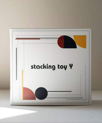 Montessori-inspired Modern Stacking Toy Modern Y