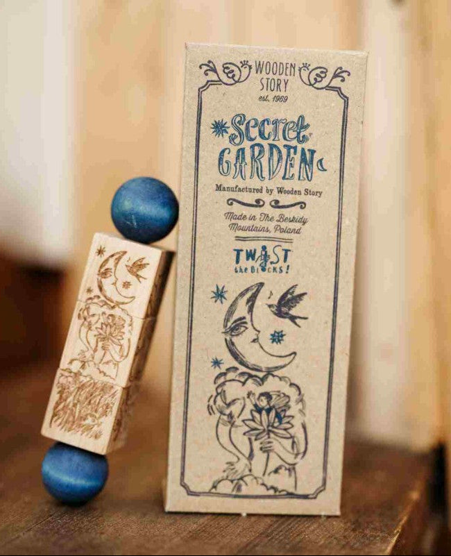 Secret Garden Wooden Spinning Puzzle - Colorful