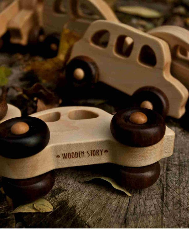 Wooden Car - Retro