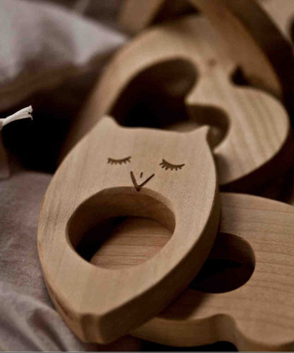 Wooden Teether - Teddy